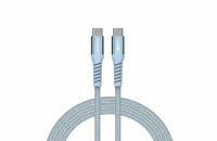 Verbatim magnetický kabel Sync &amp; Charge USB-C to USB-C 100W 120 cm modrý