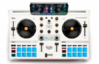 Hercules mixážní pult DJControl Mix Ultra, Bluetooth, vestavěná baterie, bílá (4780942)