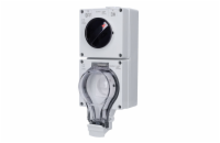Solight zásuvka IP66 s vypínačem, vodotěsná a prachotěsná - 5B351