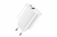 Rychlonabíječka do sítě Forever USB QC 3.0 a USB-C QC PD 20W LS-04 bílá