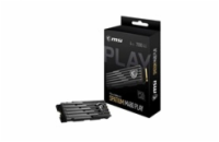 MSI SSD SPATIUM M480 PRO, 4TB, M.2 2280, PCIe Gen4x4 NVMe 1.4, R:7000/W:6800MB/s