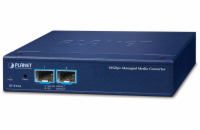 Planet XT-915A průmyslový konvertor, 2x 10G/1G Base-X SFP+, 0~50°C, DIN, SNMP