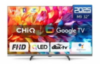 CHiQ L32QM9G TV 32", FHD, QLED, metalická bezrámečková, smart, Google TV, Dolby Audio, HDR, Chromecast