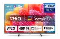 CHiQ L32FM9E TV 32", FHD, LED, metalická bezrámečková, Smart, Google TV, HDR, Chromecast