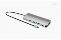 i-tec USB-C Metal Nano 3x Display Dock, 2x HDMI 1x USB-C video, Power Delivery 140W