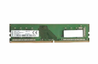 Kingston 4GB DDR4 2666MHz CL19 UDIMM Paměťový modul DDR4 s kapacitou 4GB, frekvencí 2666MHz a časováním CL19. Určený pro stolní počítače, poskytuje stabilní a efektivní výkon.