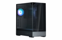 Zalman skříň P40 Prism / miniIT / 120mm ARGB fan / 2xUSB 3.0 / USB-C / panoramatická / černá