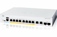 Cisco Catalyst switch C1200-8FP-2G (8xGbE,2xGbE/SFP combo,8xPoE+,120W,fanless) - REFRESH