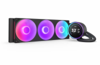 NZXT vodní chladič Kraken 360 ELITE RGB / 3x120mm RGB fan / 4-pin PWM / LCD disp. / 6 let