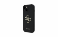 Guess PU 4G Metal Logo Zadní Kryt pro iPhone 15 Černá Zadní kryt z umělé kůže s metalickým logem 4G v černé barvě, poskytuje ochranu proti oděrkám a lehkým nárazům. Tento kryt kombinuje praktičnost s