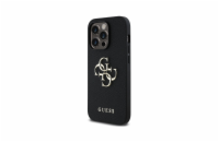 Guess PU 4G Metal Logo Zadní Kryt pro iPhone 14 Pro Černá Zadní kryt z umělé kůže s metalickým logem 4G v černé barvě, poskytuje ochranu proti oděrkám a lehkým nárazům. Tento kryt kombinuje praktično
