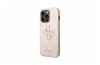 Guess PU 4G Metal Logo Zadní Kryt pro iPhone 14 Pro Max Růžová Zadní kryt z umělé kůže s metalickým logem 4G v růžové barvě, poskytuje ochranu proti oděrkám a lehkým nárazům. Tento kryt kombinuje pra
