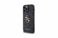 Guess PU 4G Metal Logo Zadní Kryt pro iPhone 14 Pro Max Šedá Zadní kryt z umělé kůže s metalickým logem 4G v šedé barvě, poskytuje ochranu proti oděrkám a lehkým nárazům. Tento kryt kombinuje praktič