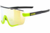 Sluneční brýle UVEX SPORTSTYLE 236 SET BLACK LIME MAT / MIRROR YELLOW (CAT. 2) + CLEAR (CAT. 0)