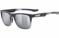 Sluneční brýle UVEX LGL 42 BLACK TRANSPARENT/MIR.SILVER