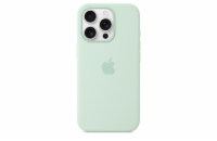 iPhone 16 Pro Silicone Case with MS - Aquamarine