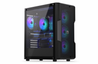 Endorfy Regnum 400 ARGB EY2A009 Endorfy skříň Regnum 400 ARGB / ATX / 4x120mm ARGB / 2xUSB / prosklená bočnice / černá