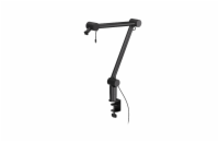 Endorfy stojan na mikrofon Studio Boom Arm / max 46mm tloušťka stolu / 74x74 mm / černý