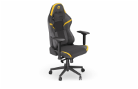 Endorfy herní židle Scrim YL / kombinace textil / kůže / černožlutá