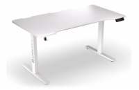 Endorfy herní stůl Atlas L electric OWH / 150cm x 78cm / nosnost 80 kg / elektricky výškově stavitelný (73-120cm) / bílý