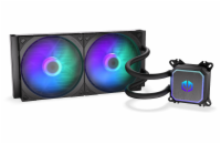 Endorfy Navis F280 ARGB EY3B005 Endorfy vodní chladič CPU Navis F280 ARGB / 2x140mm ARGB / PWM / AMD i Intel