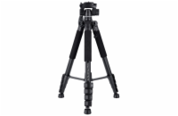 Rollei Stativ Compact Traveler Star S4 / Zátěž 5kg/ Vytažený 160cm/ Černý