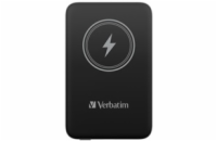 VERBATIM Powerbanka Charge  n  Go, Magnetická, 10000 mAh, USB-C, Černá