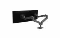 ERGOTRON LX Pro Dual Side-by-Side Arm , stolní dvouramenný držák pro 2 monitry, šedá