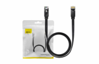 Kabel UTP RJ45/RJ45 Cat5 1,5m BASEUS plochý Black