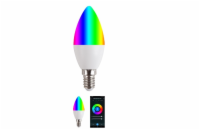 iGET HOME BS3 - Wi-Fi LED žárovka 5.5W RGB, CCT, E14, stmívatelná, samostatná