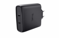 TRUST MAXO 100W 2P USB-C GAN CHARGER BLK