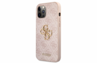 Guess PU 4G Metal Logo Zadní Kryt pro iPhone 12 Pro Max Pink Guess PU 4G Metal Logo prémiový kryt, který nejen že váš telefon perfektně ochrání, ale také svým povedeným designem a použitými prvotřídn