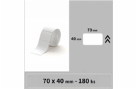 Niimbot štítky RP 70x40mm 180ks Bílé pro B3S