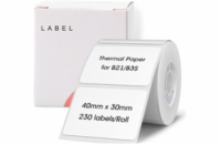 Niimbot štítky R 40x20mm 320ks Bílé pro B21, B21S, B3, B1S