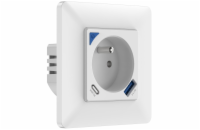 IMMAX NEO SMART chytrá vnitřní zásuvka s kolíkem (typ E)/ 16A/ 1x USB/ 1x USB-C/ PD 20W/ Zigbee/ LIDL/ TUYA