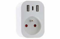 IMMAX NEO SMART chytrá vnitřní zásuvka s kolíkem (typ E)/ 16A/ 2x USB/ 1x USB-C/ Zigbee/ LIDL/ TUYA