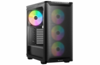 Be quiet! skříň PURE BASE 501LX / ATX / 4xARGB fan / USB-C / 2xUSB 3.2 / temperované sklo / černá