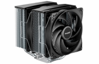 Be quiet! chladič CPU PURE ROCK PRO 3 / 2x120mm PWM fan / 6xheatpipe / stříbrný