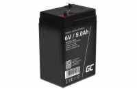 Green Cell AGM VRLA 6V 5Ah maintenance-free battery for the alarm system, cash register, toys
