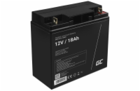 Green Cell AGM VRLA 12V 18Ah maintenance-free battery for mower, scooter, boat, wheelchair