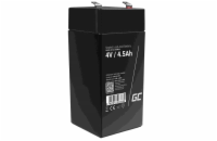 Green Cell AGM VRLA 4V 4.5Ah maintenance-free battery for the alarm system, cash register, toys