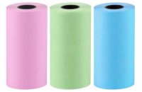 HELMER kotoučky pro termo mini tiskárnu TP01/TP02/ 55mm x 25mm/ 3ks/ barevné