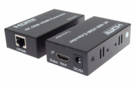 PremiumCord 4Kx2K@60Hz HDMI2.0 extender na 60m přes jeden kabel Cat5e/Cat6/Cat7