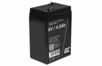 Green Cell AGM VRLA 6V 4Ah maintenance-free battery for the alarm system, cash register, toys