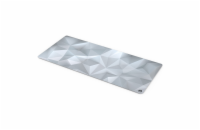Endorfy podložka na stůl Crystal XL Onyx White / 900×400×3 mm / voděodolná / bílá