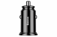 Baseus rychlonabíječka do auta 2xUSB QC3.0 30W černá