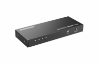 XtendLan HDMI prepínac, 3 vstupy / 1 výstup, do 4k@60Hz (2160p), dálkové ovládání (IR)