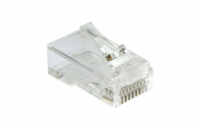 XtendLan Konektor RJ45 CAT6 UTP, EZ type, drát, balení 100ks