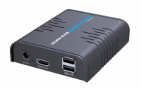 XtendLan HDMI přenos po LAN, pouze přijímač, IP/UDP, 100Mbps@1080p, přenos USB, funkce KVM