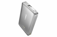 Powerbanka Baseus Nomos Qi2 10000mAh, 45W, s kabelem USB-C šedá